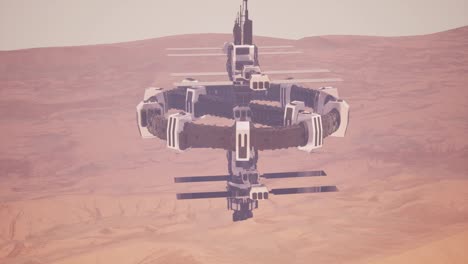Colony-on-Mars-Planet